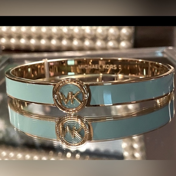 Michael Kors Enamel Bracelet MK Logo - Picture 8 of 10